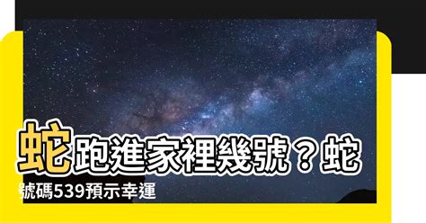 蛇跑進家裡幾號|蛇闖家中他不忍打死 3天後偏財運發威…民俗專家曝原。